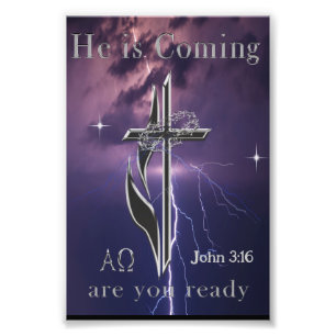 John 3:16 foto afdruk