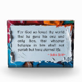John 3:16 fotoblokken (Voorkant)