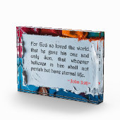 John 3:16 fotoblokken (Rechts)