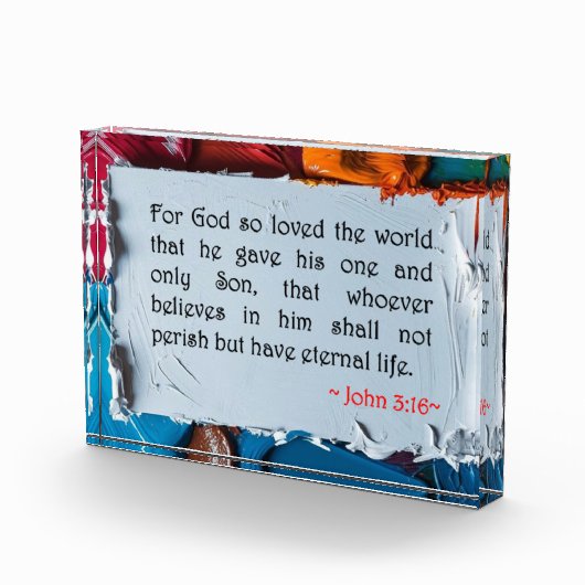 John 3:16 fotoblokken (Rechts)