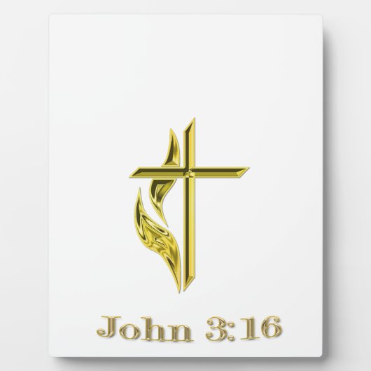 John 3:16 fotoplaat (Voorkant)
