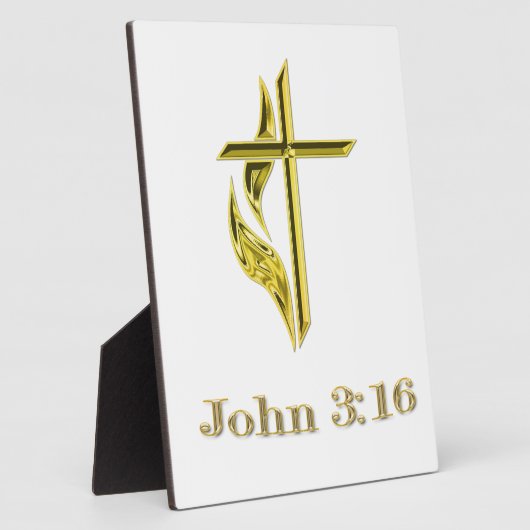 John 3:16 fotoplaat (Zijkant)