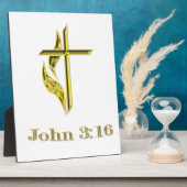 John 3:16 fotoplaat (Zijkant)