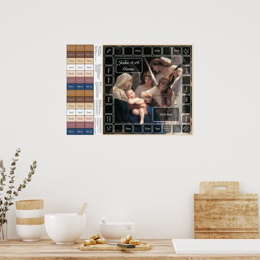 John 3:16 Game Poster (Keuken)
