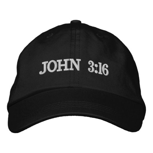 JOHN 3:16 GEBORDUURDE PET (Voorkant)