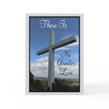 John 3:16 Geen Kaart met meer liefde voor Pasen