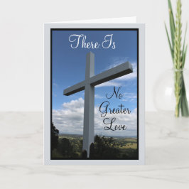 John 3:16 Geen Kaart met meer liefde voor Pasen