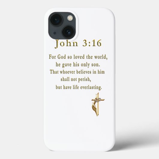 John 3:16 giften Case-Mate iPhone case (Achterkant)