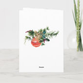 John 3:16 God hield van de Eerste Kerstdag van de  Feestdagen Kaart (Achterkant)