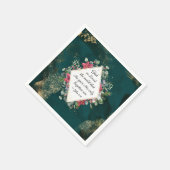 John.3:16 God hield van de wereld, Kerstmis Servet (Hoek)