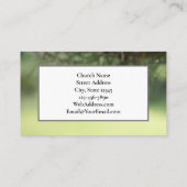 John 3:16 God hield van de Wereldkerkgebeurtenis Visitekaartje (Achterkant)