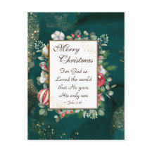 John.3:16 God was zo dol op de wereld, Kerstmis