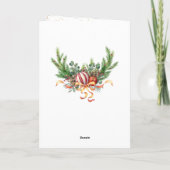 John.3:16 God was zo dol op de wereld, Kerstmis Kaart (Achterkant)