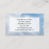 John 3:16 God was zo dol op het Wooden Kruis Visitekaartje (Achterkant)