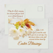 John 3:16 God zo geliefd bij de wereld, paaszegeni Feestdagenkaart (Voorkant / Achterkant)