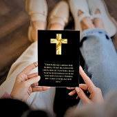John 3:16 Gold Cross Folie Kaarten