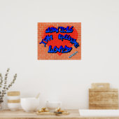 John 3:16 Graffiti Poster (Keuken)