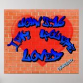John 3:16 Graffiti Poster (Voorkant)