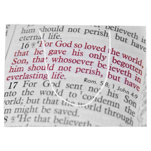 John 3:16 groot cadeauzakje (Achterkant)