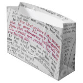 John 3:16 groot cadeauzakje (Achterkant Gekanteld)