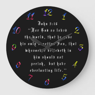 JOHN 3:16 GROTE KLOK