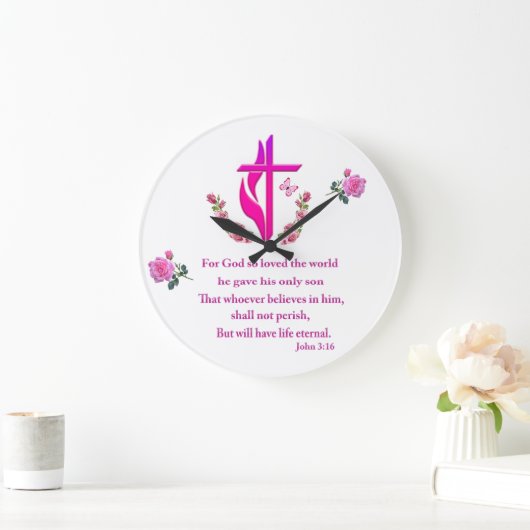 John 3:16 grote klok (Huis)