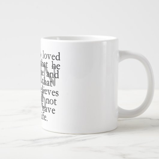 John 3:16 grote koffiekop (Rechts)