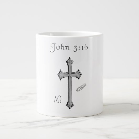 John 3:16 grote koffiekop (Voorkant)