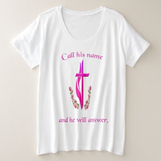 John 3:16 grote maat t-shirt (Design voorkant)