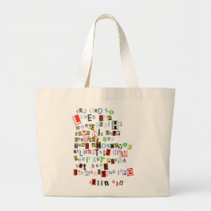 John 3:16 grote tote bag