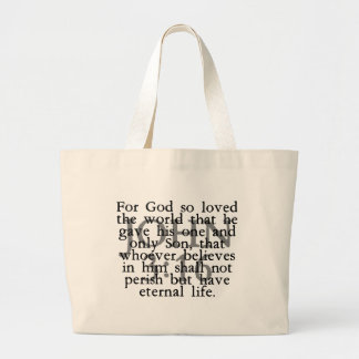 John 3:16 grote tote bag