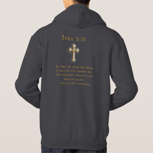 John 3:16 hoodie (Achterkant)
