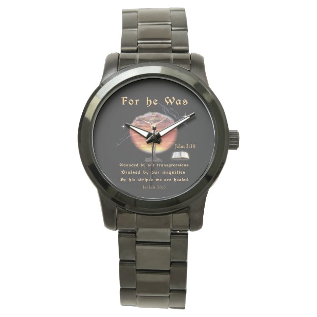 John 3:16 horloge (Voorkant)