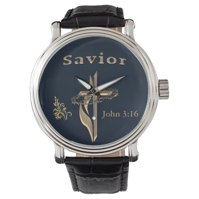 John 3:16 horloge (Voorkant)