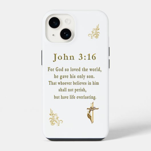John 3:16 iPhone hoesje (Achterkant)