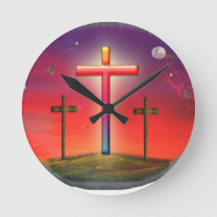 John 3:16 Jezus houdt van je Ronde Klok