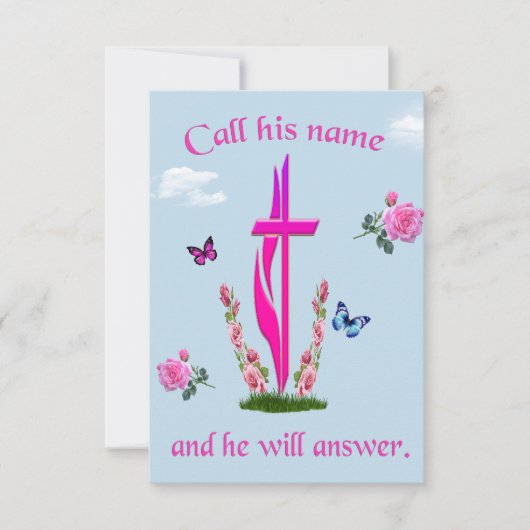 John 3:16 kaart (Voorkant)