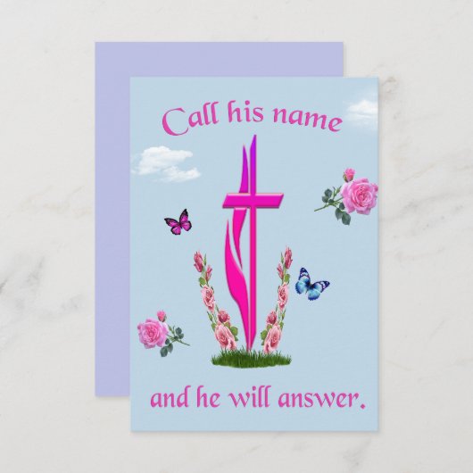 John 3:16 kaart (Voorkant / Achterkant)