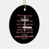 John 3,16 keramisch ornament (Rechts)