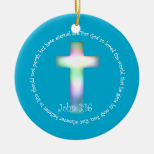 John 3:16 keramisch ornament