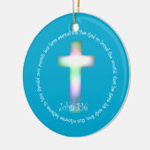 John 3:16 keramisch ornament (Links)