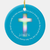 John 3:16 keramisch ornament (Achterkant)