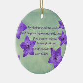 John 3:16 keramisch ornament (Rechts)