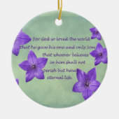 John 3:16 keramisch ornament (Voorkant)