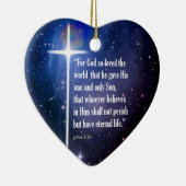 John 3:16 keramisch ornament (Rechts)