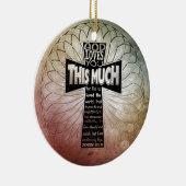 John 3:16 keramisch ornament (Rechts)