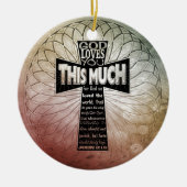 John 3:16 keramisch ornament (Voorkant)