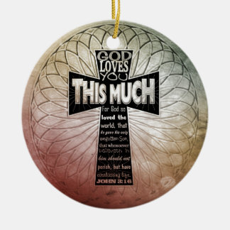 John 3:16 keramisch ornament