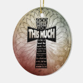 John 3:16 keramisch ornament (Links)