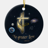 John 3:16 keramisch ornament (Voorkant)